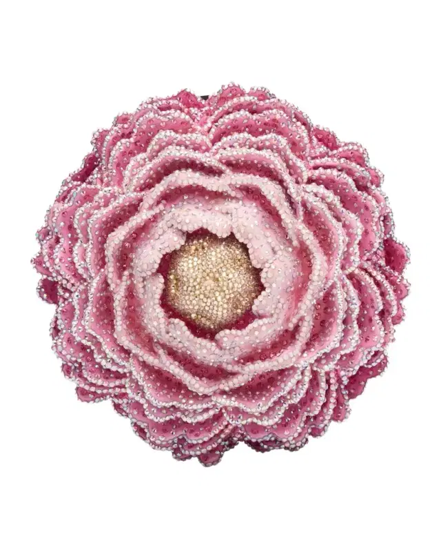 Peony Crystal-Embellished Clutch Bag Peony Crystal-Embellished Clutch Bag