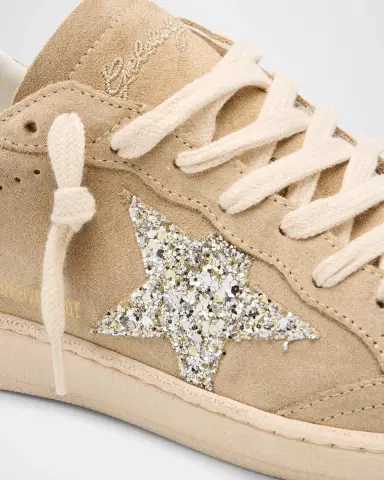 Golden Goose Ball Star Low-Top Suede Sneakers | Thumbnail 5