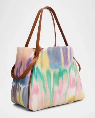 Christian Louboutin Bettina Large Tie-Dye Canvas Tote Bag | Thumbnail 3