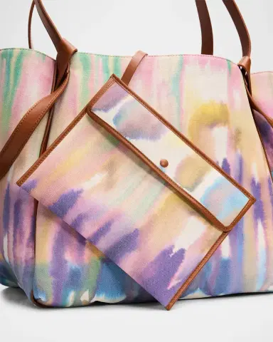 Christian Louboutin Bettina Large Tie-Dye Canvas Tote Bag | Thumbnail 6