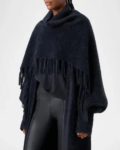 Akris Cloud Cashmere Cape Scarf | Thumbnail 4 Akris Cloud Cashmere Cape Scarf | Thumbnail 4