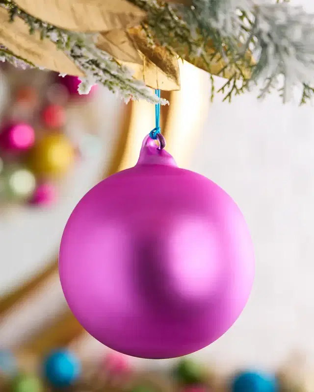 Winward Home x Jim Marvin 4.7" Matte Ball Christmas Ornament