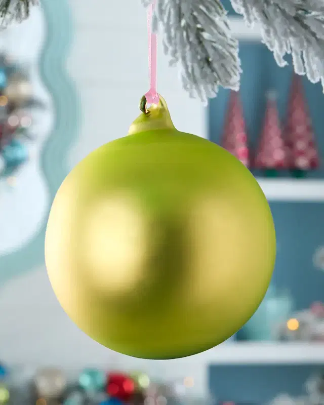 Winward Home x Jim Marvin 4.7" Matte Ball Christmas Ornament
