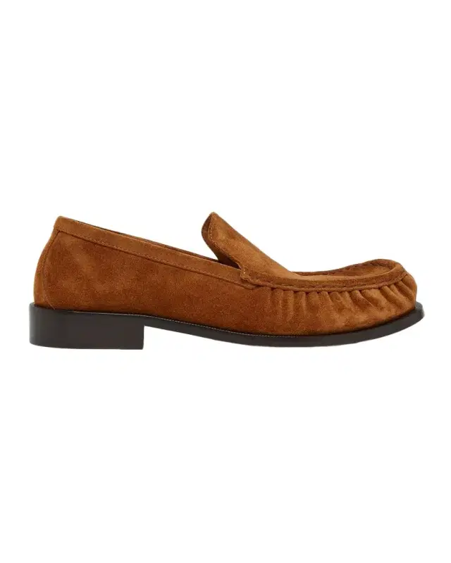 Dries Van Noten Men's Moc-Toe Leather Loafers