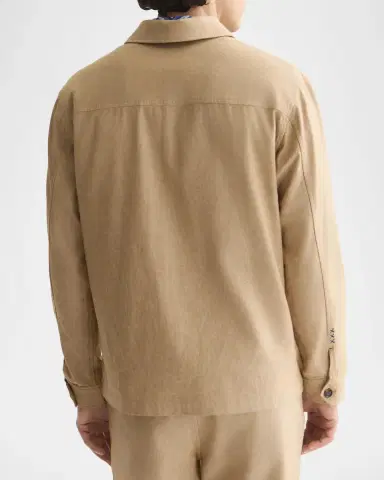 Scotch & Soda Men's Cotton and Linen Shirt Jacket | Thumbnail 3