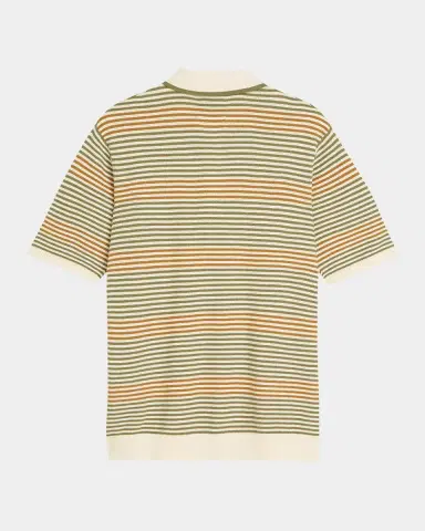 Scotch & Soda Men's Stripe Cotton Knit Polo Shirt | Thumbnail 7 Scotch & Soda Men's Stripe Cotton Knit Polo Shirt | Thumbnail 7
