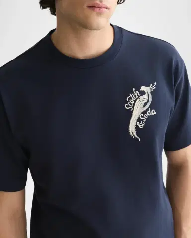 Scotch & Soda x Royal Delft Men's Artwork Relaxed T-Shirt | Thumbnail 5 Scotch & Soda x Royal Delft Men's Artwork Relaxed T-Shirt | Thumbnail 5
