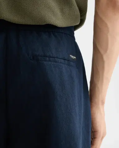 Scotch & Soda Men's Core Cotton-Linen Twill Bermuda Shorts | Thumbnail 5