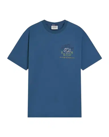 Scotch & Soda Men's Relaxed-Fit Logo Artwork T-Shirt | Thumbnail 1 Scotch & Soda Men's Relaxed-Fit Logo Artwork T-Shirt | Thumbnail 1