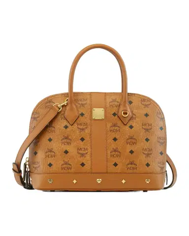 MCM Aren Visetos Stud-Trim Medium Tote Bag | Thumbnail 1