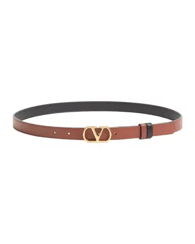 Valentino Garavani VLogo Signature Reversible Shiny Calfskin Belt 20MM | Thumbnail 1 Valentino Garavani VLogo Signature Reversible Shiny Calfskin Belt 20MM | Thumbnail 1