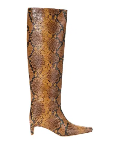 Staud Wally Snake-Embossed Leather Knee-High Boots | Thumbnail 1 Staud Wally Snake-Embossed Leather Knee-High Boots | Thumbnail 1