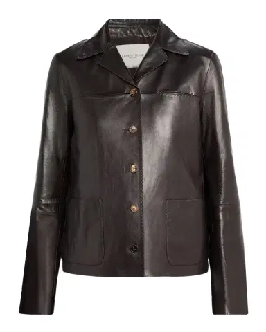 Lafayette 148 New York Button-Down Nappa Leather Jacket | Thumbnail 1 Lafayette 148 New York Button-Down Nappa Leather Jacket | Thumbnail 1
