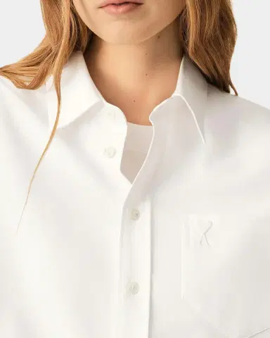 AMI PARIS Embossed Ami De Coeur Cotton Shirt | Thumbnail 5 AMI PARIS Embossed Ami De Coeur Cotton Shirt | Thumbnail 5
