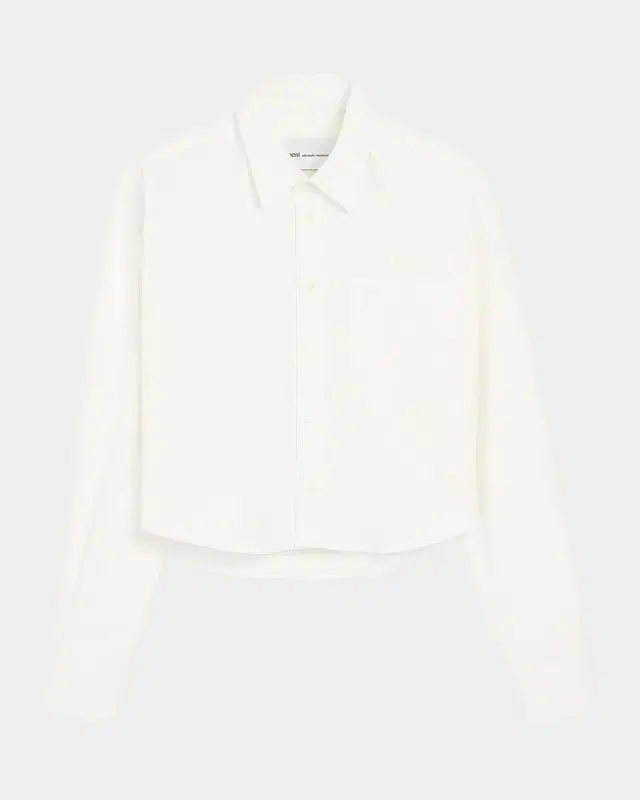 AMI PARIS Embossed Ami De Coeur Cotton Shirt