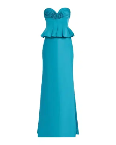 CYNTHIA ROWLEY Sydney Strapless Peplum Trumpet Gown | Thumbnail 1
