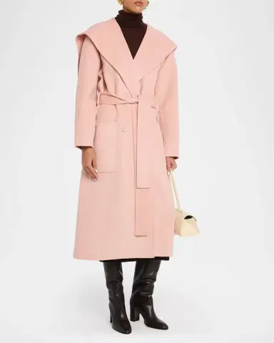 Ulla Johnson Rory Wool-Cashmere Belted Double-Breasted Sailor Coat | Thumbnail 4