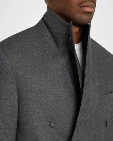 OFFICINE GÉNÉRALE Men's Wool Double-Breasted Sport Coat | Thumbnail 7 OFFICINE GÉNÉRALE Men's Wool Double-Breasted Sport Coat | Thumbnail 7