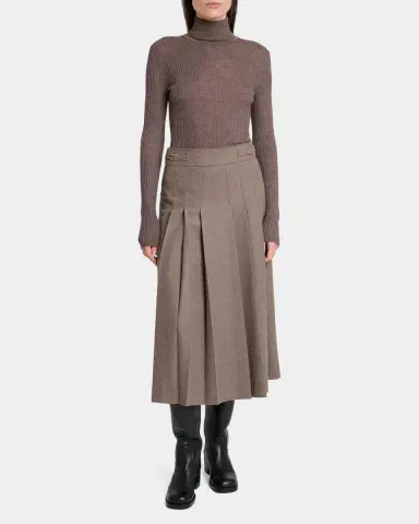 Gabriela Hearst Peppe Turtleneck Cashmere Rib Top | Thumbnail 2 Gabriela Hearst Peppe Turtleneck Cashmere Rib Top | Thumbnail 2