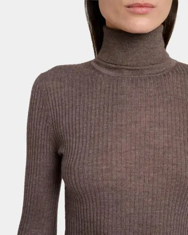 Gabriela Hearst Peppe Turtleneck Cashmere Rib Top | Thumbnail 5 Gabriela Hearst Peppe Turtleneck Cashmere Rib Top | Thumbnail 5