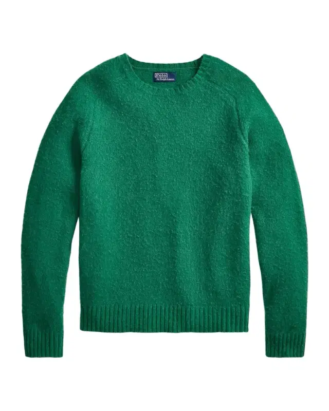 Polo Ralph Lauren Men's Elbow-Patch Wool-Cashmere Crewneck Sweater