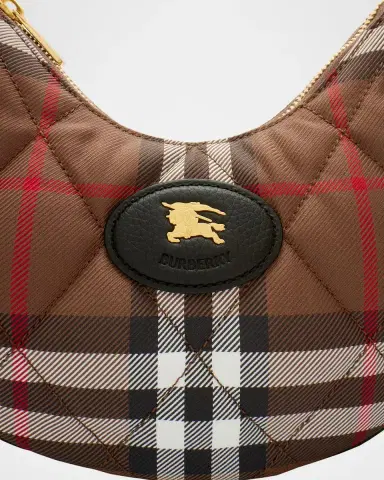 Burberry Horseshoe Quilted Check Crossbody Bag | Thumbnail 2 Burberry Horseshoe Quilted Check Crossbody Bag | Thumbnail 2