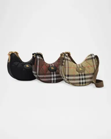 Burberry Horseshoe Quilted Check Crossbody Bag | Thumbnail 4 Burberry Horseshoe Quilted Check Crossbody Bag | Thumbnail 4