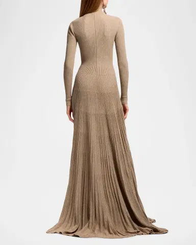 Ralph Lauren Collection Turtleneck Sweater Evening Dress | Thumbnail 3 Ralph Lauren Collection Turtleneck Sweater Evening Dress | Thumbnail 3