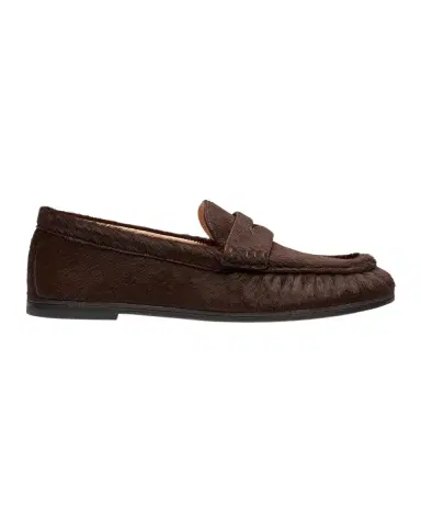 Stuart Weitzman Spencer Calf Hair Penny Loafers | Thumbnail 3