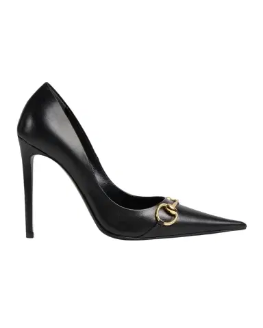 Gucci 110mm Donna Leather Horsebit Pumps | Thumbnail 1