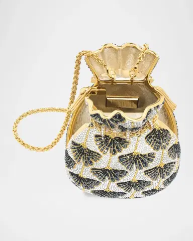 Judith Leiber Couture Ginkgo Leaf Crystal Pouch Bag | Thumbnail 2 Judith Leiber Couture Ginkgo Leaf Crystal Pouch Bag | Thumbnail 2