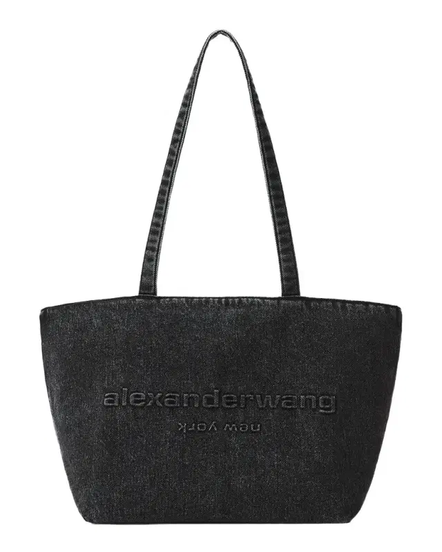Punch Medium Denim Tote Bag Punch Medium Denim Tote Bag