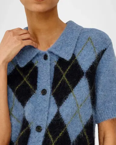 RAILS Kelly Argyle Polo Cardigan | Thumbnail 5 RAILS Kelly Argyle Polo Cardigan | Thumbnail 5