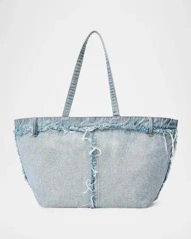 Alexander Wang Punch Denim Tote Bag | Thumbnail 2 Alexander Wang Punch Denim Tote Bag | Thumbnail 2