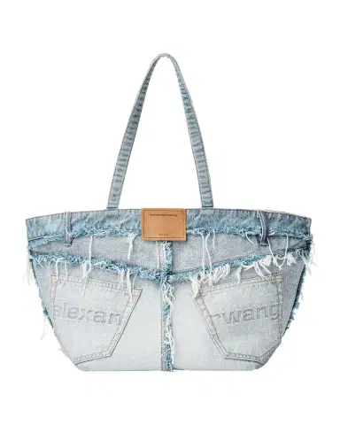Alexander Wang Punch Denim Tote Bag | Thumbnail 3 Alexander Wang Punch Denim Tote Bag | Thumbnail 3