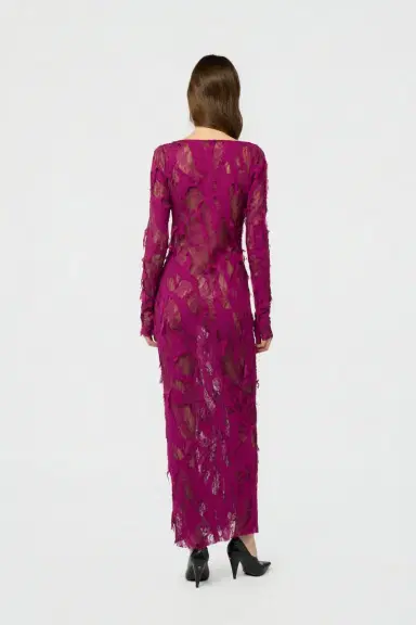Roberto Cavalli Dress with Destroyed-Effect Lace | Thumbnail 3