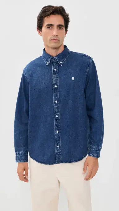 Carhartt WIP Lucas Denim Shirt | Thumbnail 2 Carhartt WIP Lucas Denim Shirt | Thumbnail 2