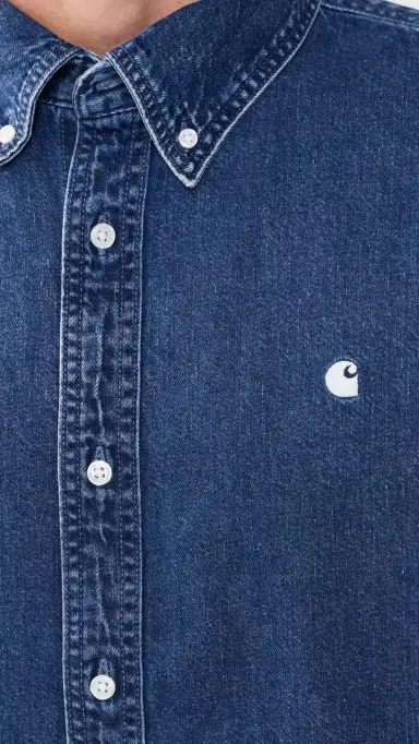 Carhartt WIP Lucas Denim Shirt | Thumbnail 6 Carhartt WIP Lucas Denim Shirt | Thumbnail 6