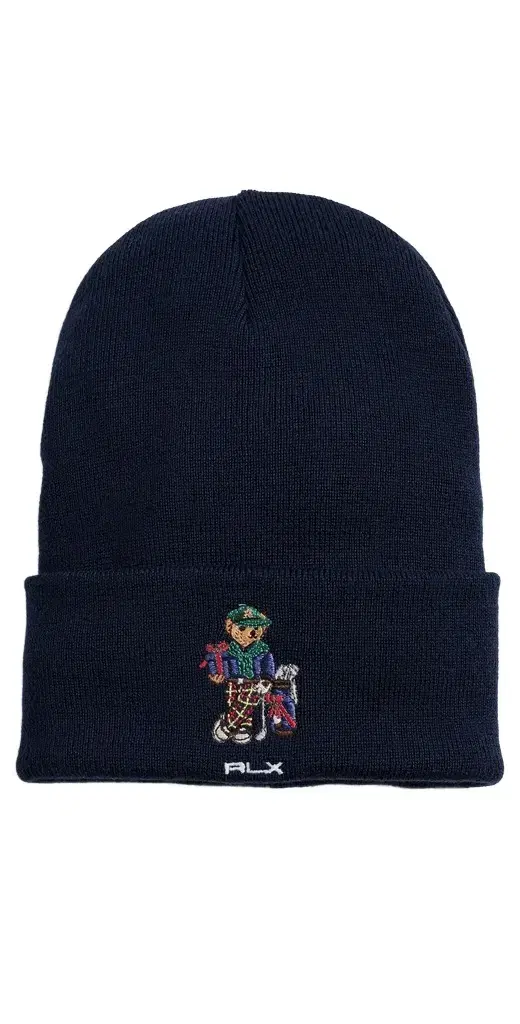 RLX Ralph Lauren Holiday Bear Gift Box Beanie
