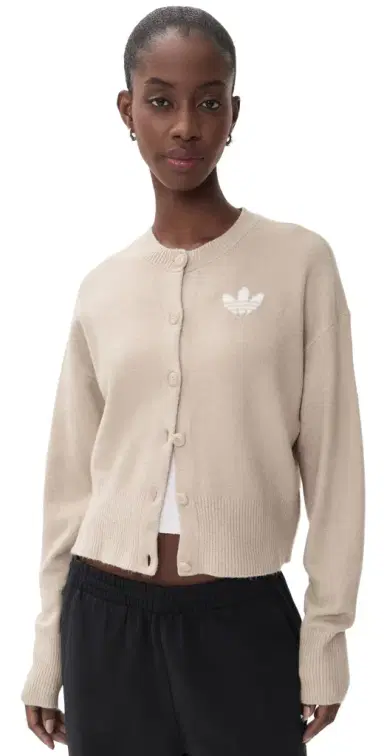 Adidas Essentials Knit Cardigan | Thumbnail 1 Adidas Essentials Knit Cardigan | Thumbnail 1