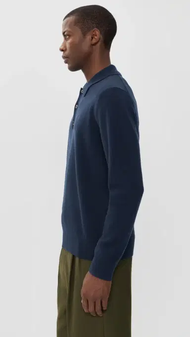 Burberry Carson Luxe Cashmere Polo Sweater | Thumbnail 4