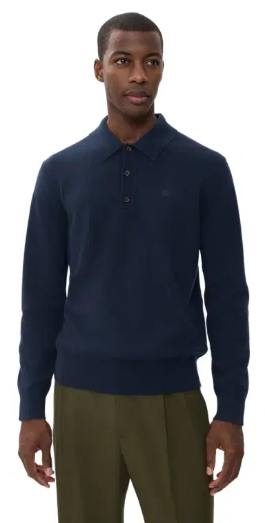 Burberry Carson Luxe Cashmere Polo Sweater | Thumbnail 1