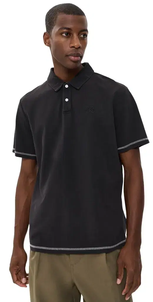 Malbon Overdyed Pique Polo