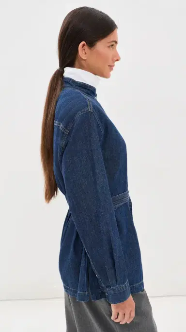 TWP Tamzin Denim Belted Top | Thumbnail 4