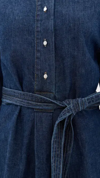 TWP Tamzin Denim Belted Top | Thumbnail 6