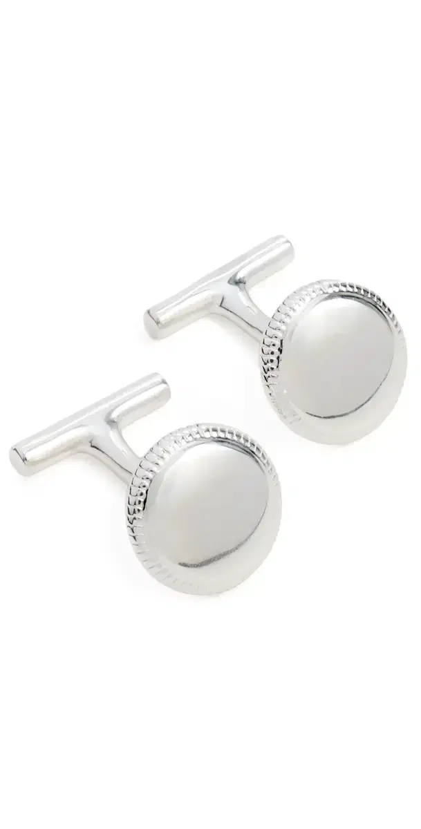 Shinola Sterling Silver Coin Edge Cufflinks