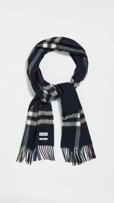 Burberry Giant Check Cashmere Scarf | Thumbnail 4 Burberry Giant Check Cashmere Scarf | Thumbnail 4