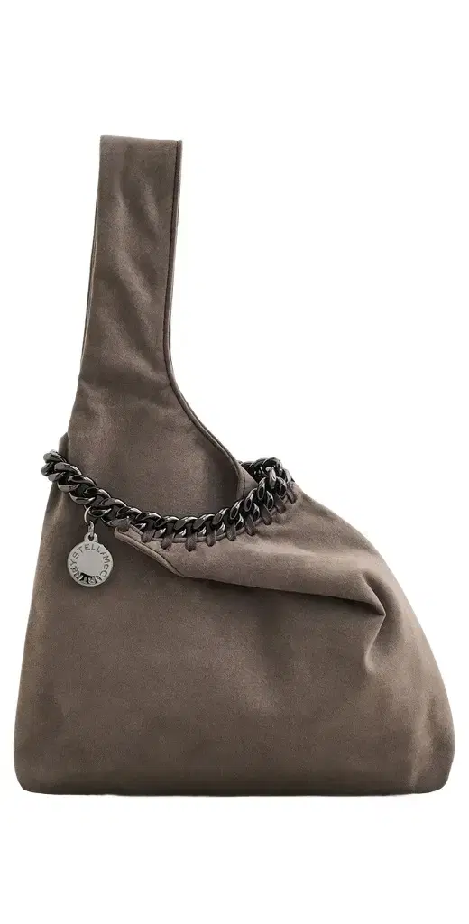 Stella McCartney Falabella Faux Suede Wristlet Bag