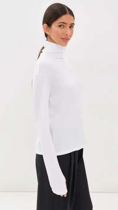 TWP Abby Cotton Turtleneck Top | Thumbnail 4 TWP Abby Cotton Turtleneck Top | Thumbnail 4