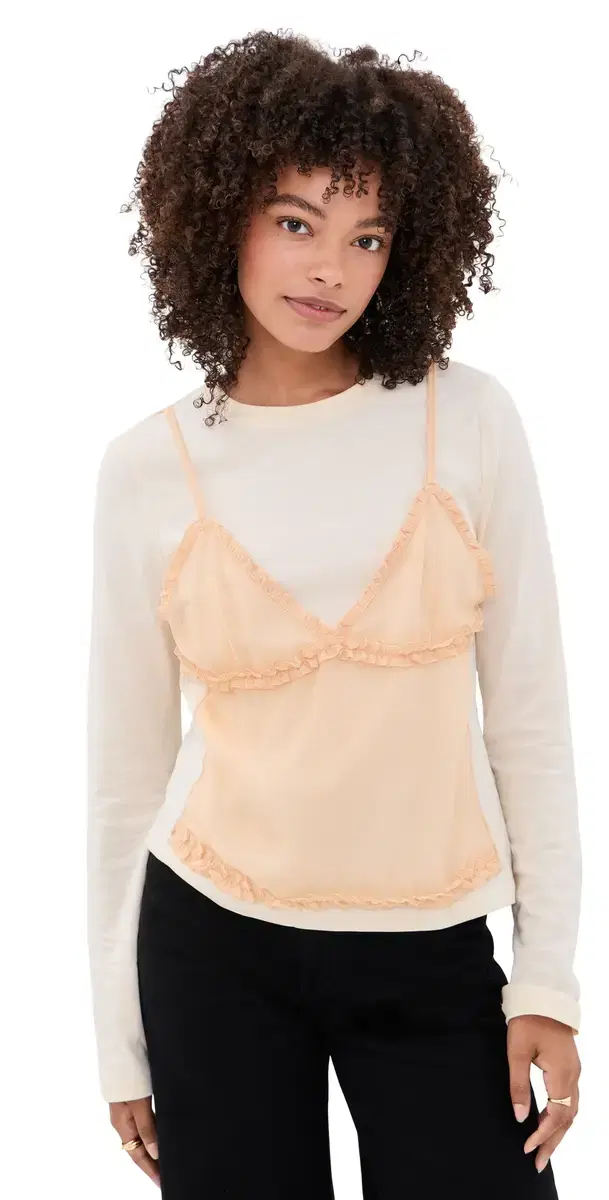 Ulla Johnson Freda Long Sleeve Cotton Top